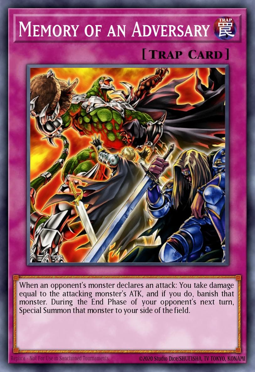 Memory of an Adversary