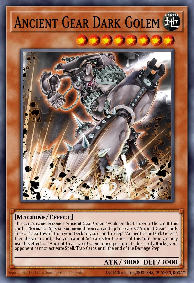 Ancient Gear Dark Golem