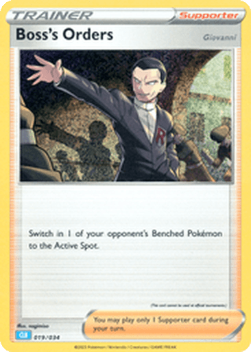 Boss's Orders (Giovanni)