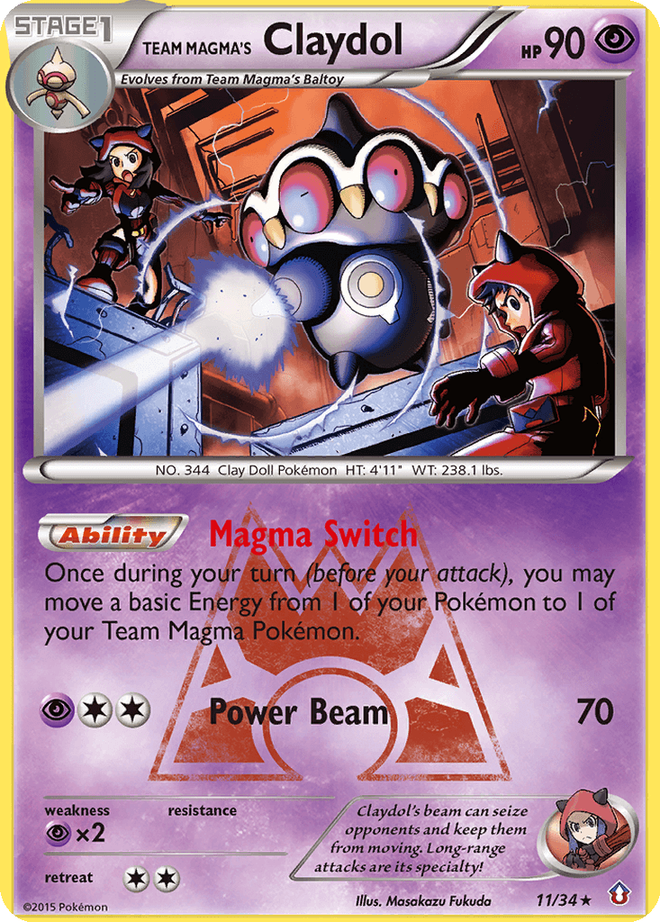 Team Magma's Claydol