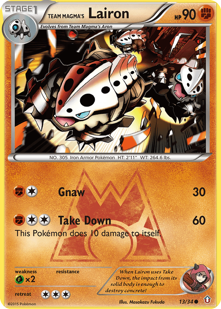 Team Magma's Lairon