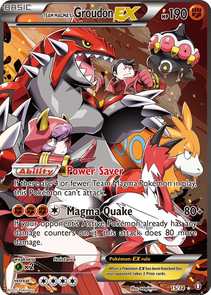 Team Magma's Groudon EX
