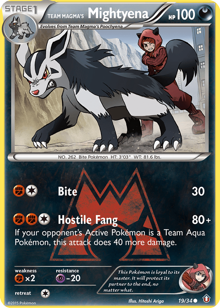 Team Magma's Mightyena