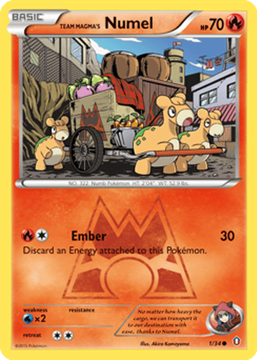 Team Magma's Numel