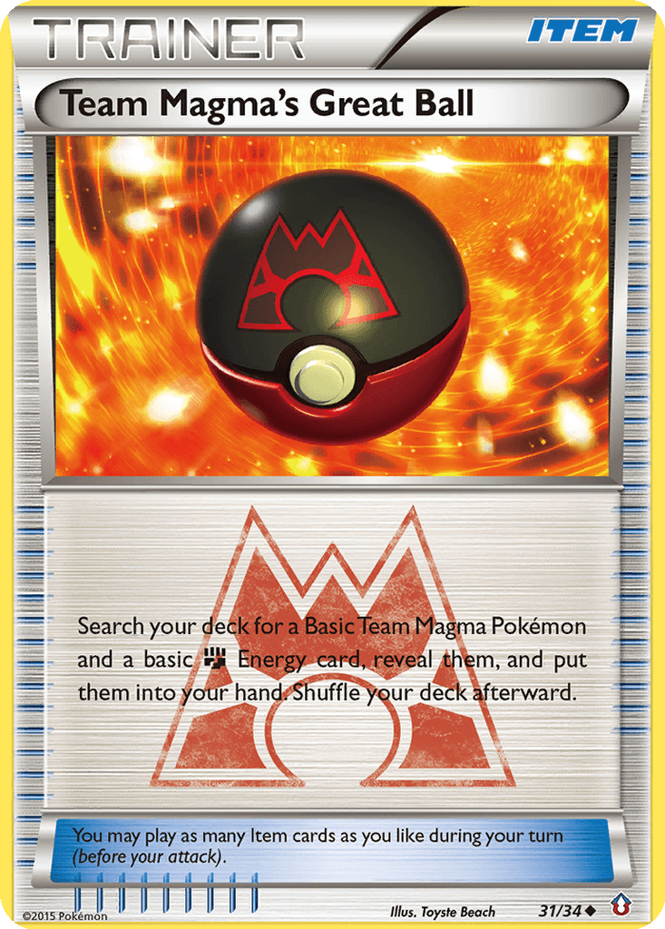 Team Magma's Great Ball
