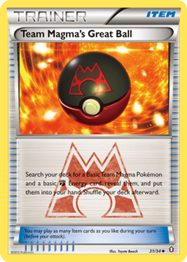 Team Magma's Great Ball