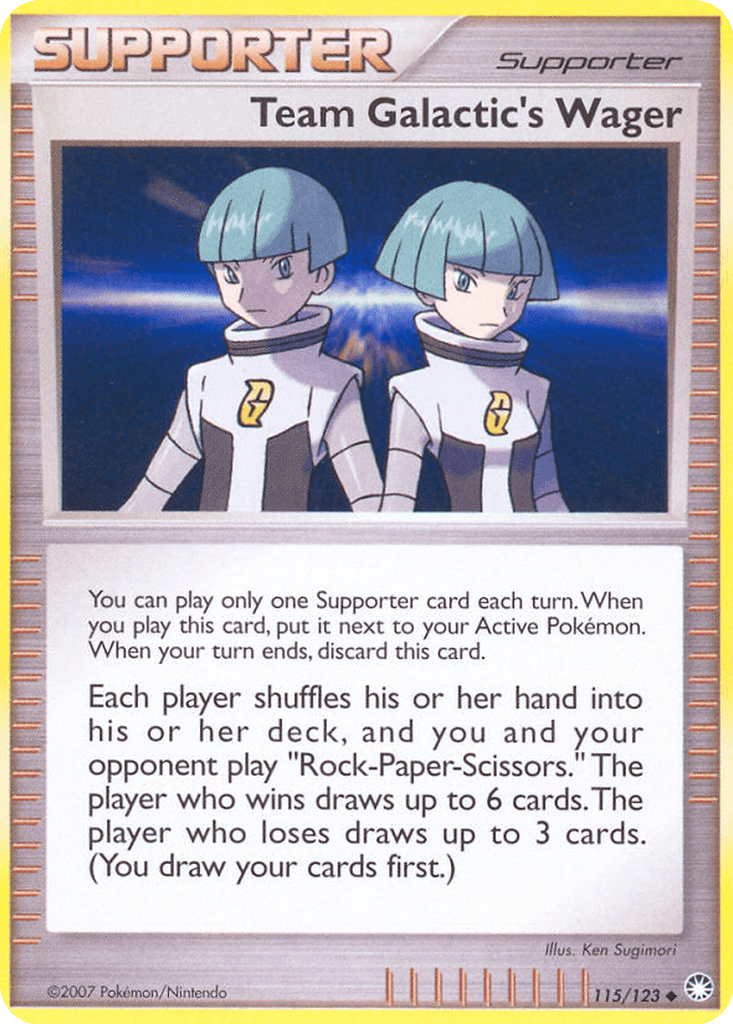Team Galactic's Wager