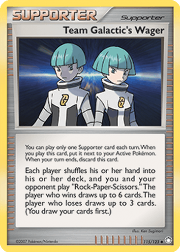 Team Galactic's Wager