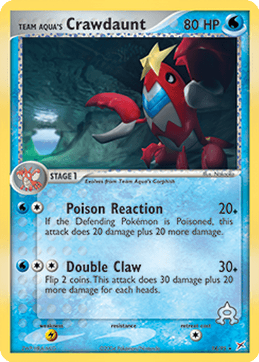 Team Aqua's Crawdaunt