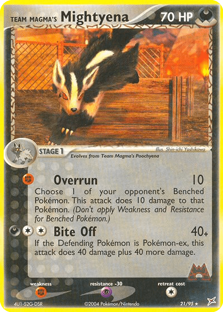 Team Magma's Mightyena