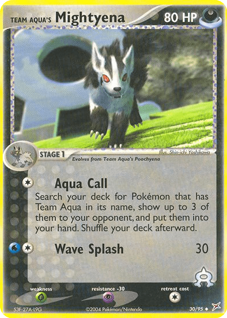 Team Aqua's Mightyena