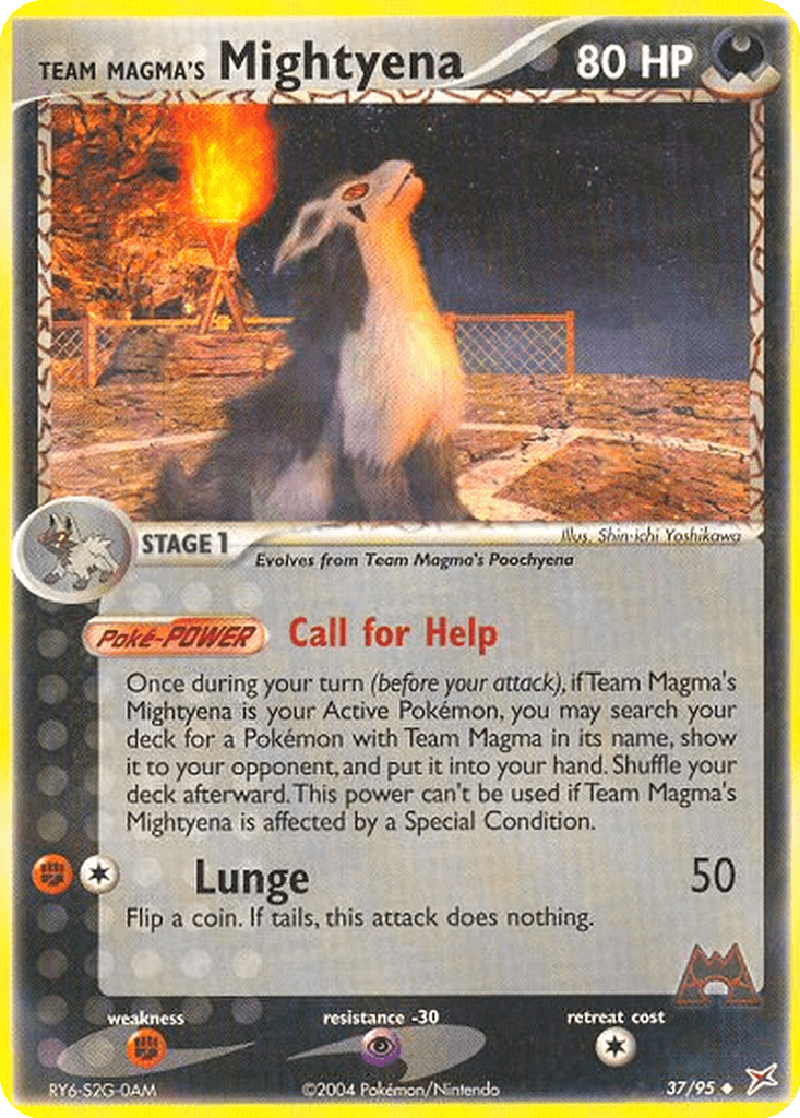 Team Magma's Mightyena