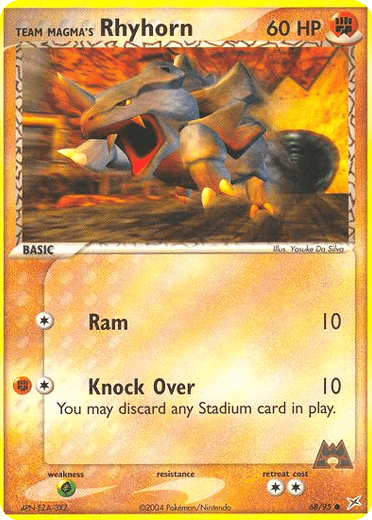 Team Magma's Rhyhorn