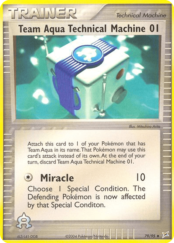 Team Aqua Technical Machine 01