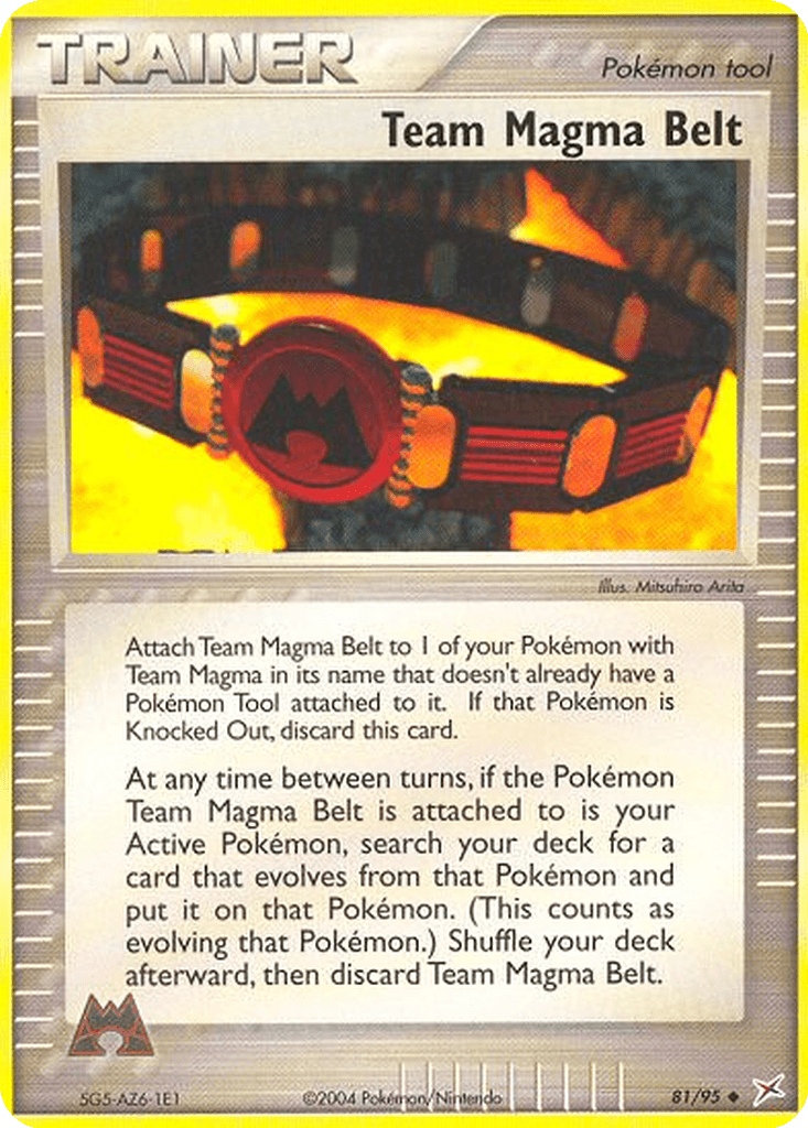 Team Magma Belt