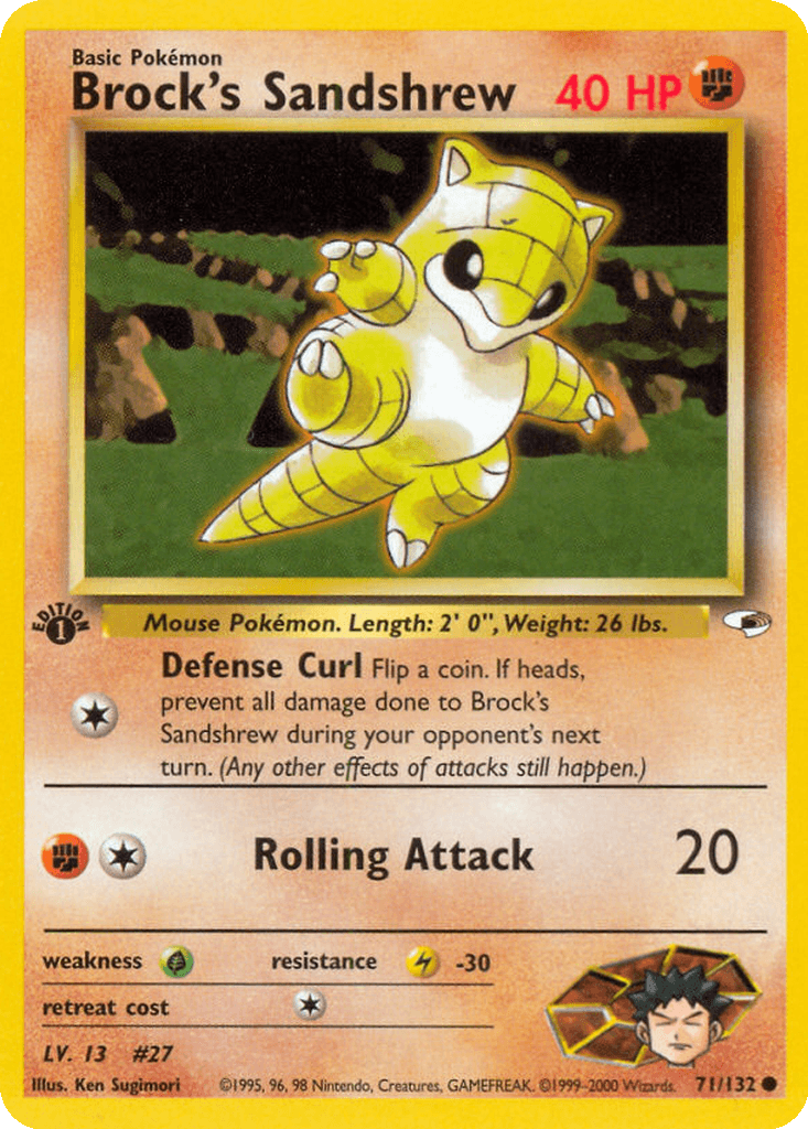 Brock's Sandshrew