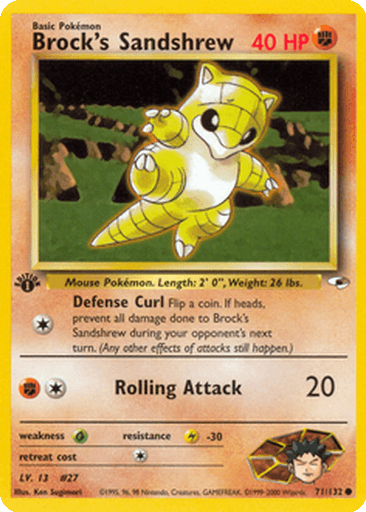 Brock's Sandshrew