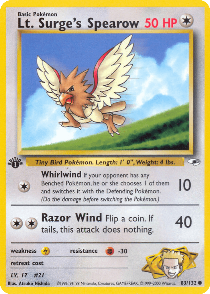 Lt. Surge's Spearow