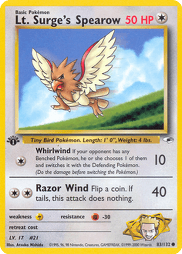 Lt. Surge's Spearow