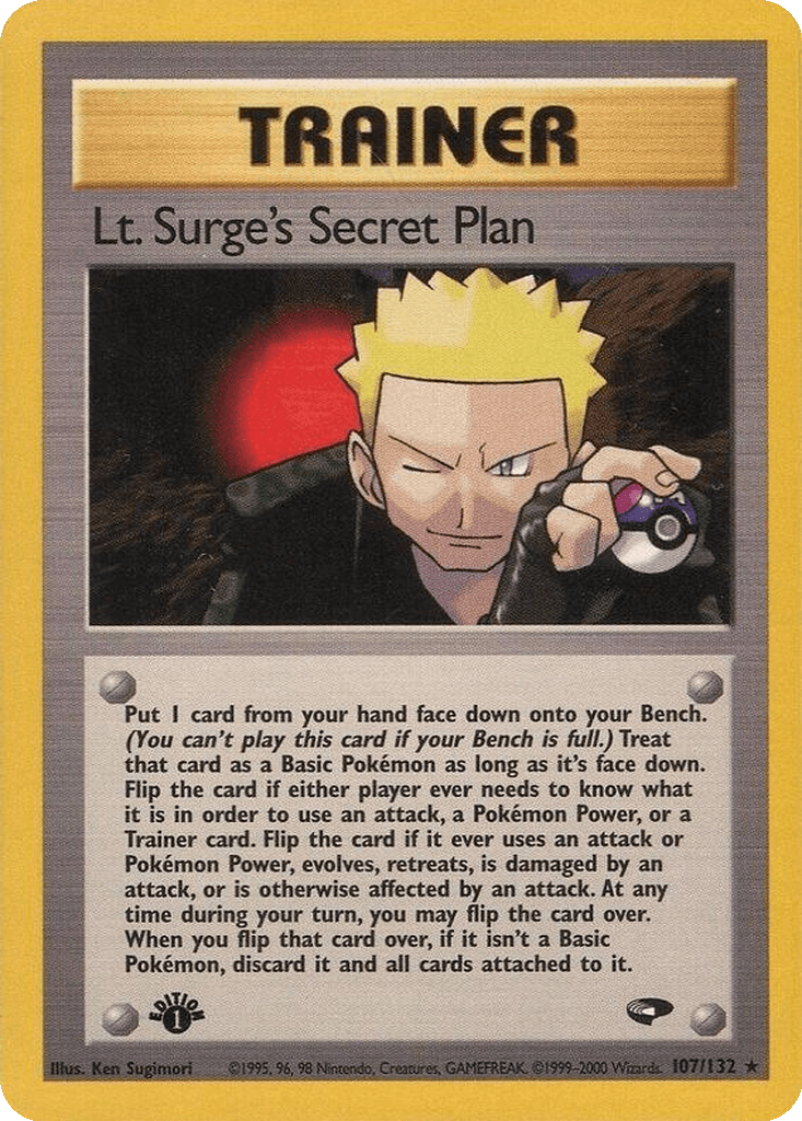 Lt. Surge's Secret Plan