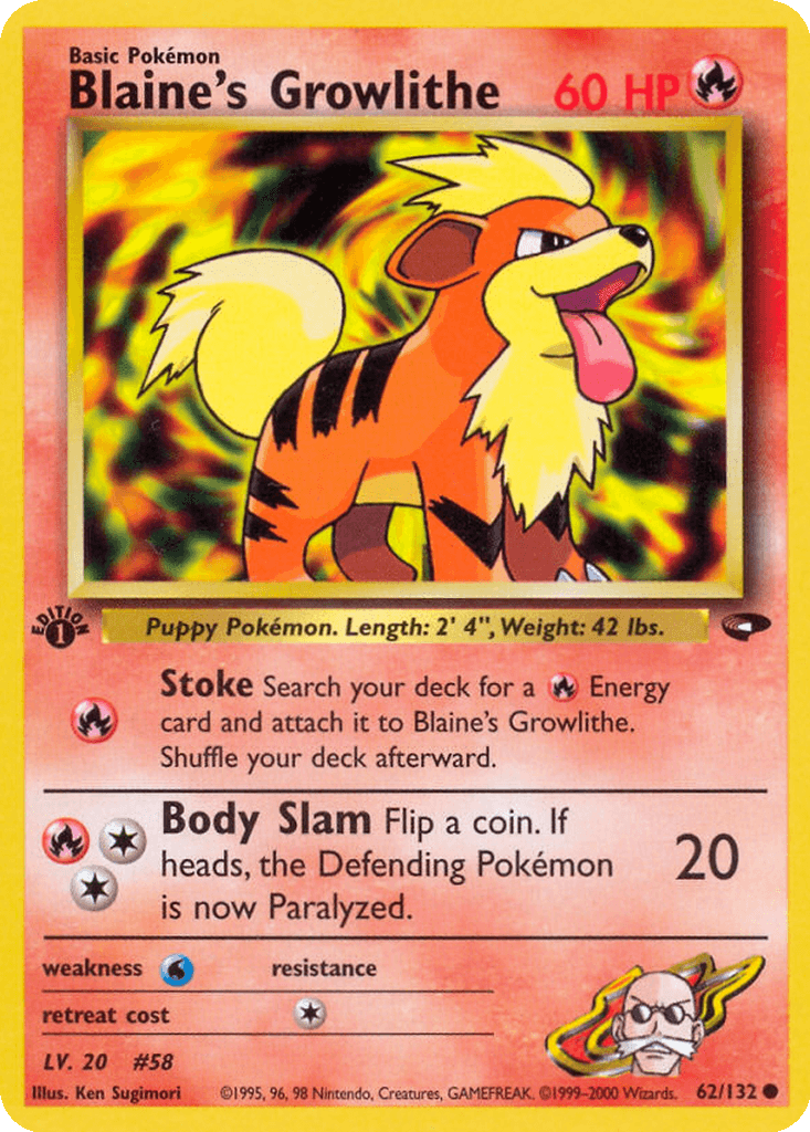 Blaine's Growlithe