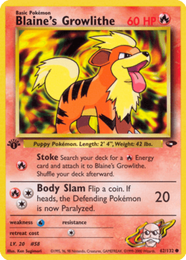 Blaine's Growlithe