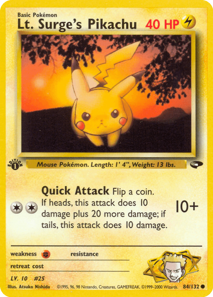 Lt. Surge's Pikachu