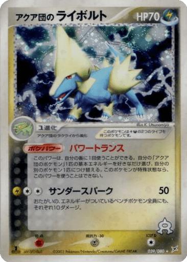 Team Aqua's Manectric