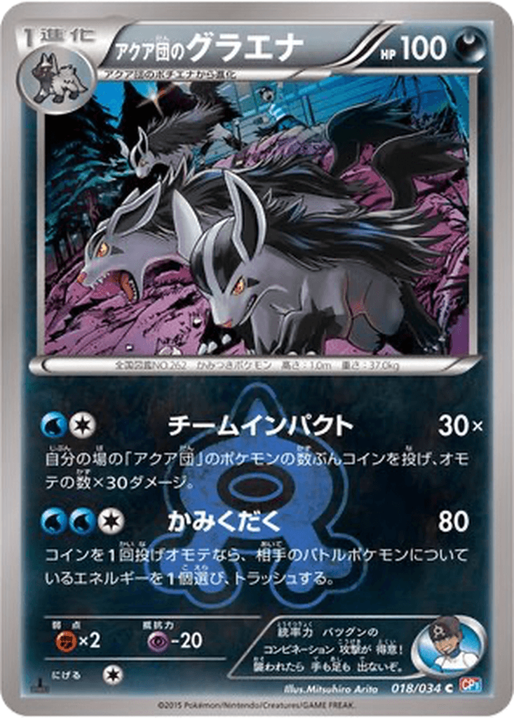 Team Aqua's Mightyena