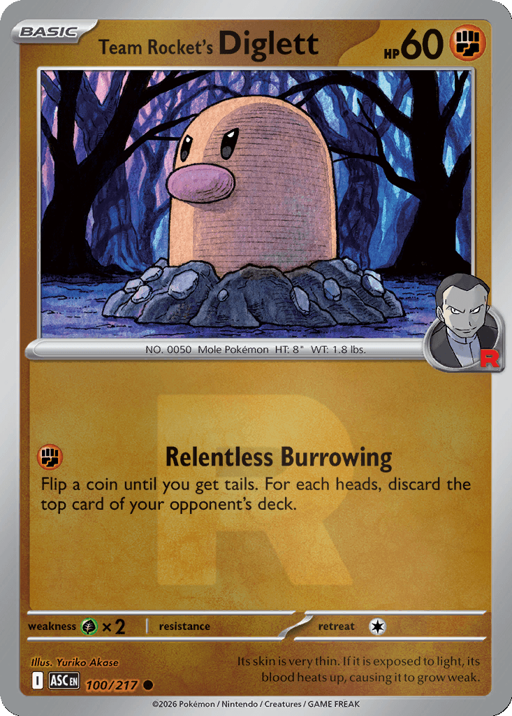 Team Rocket's Diglett