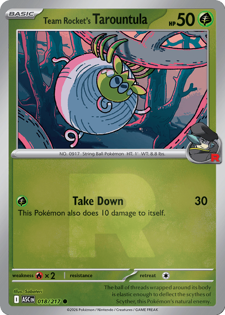 Team Rocket's Tarountula