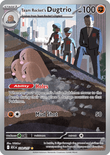 Team Rocket's Dugtrio
