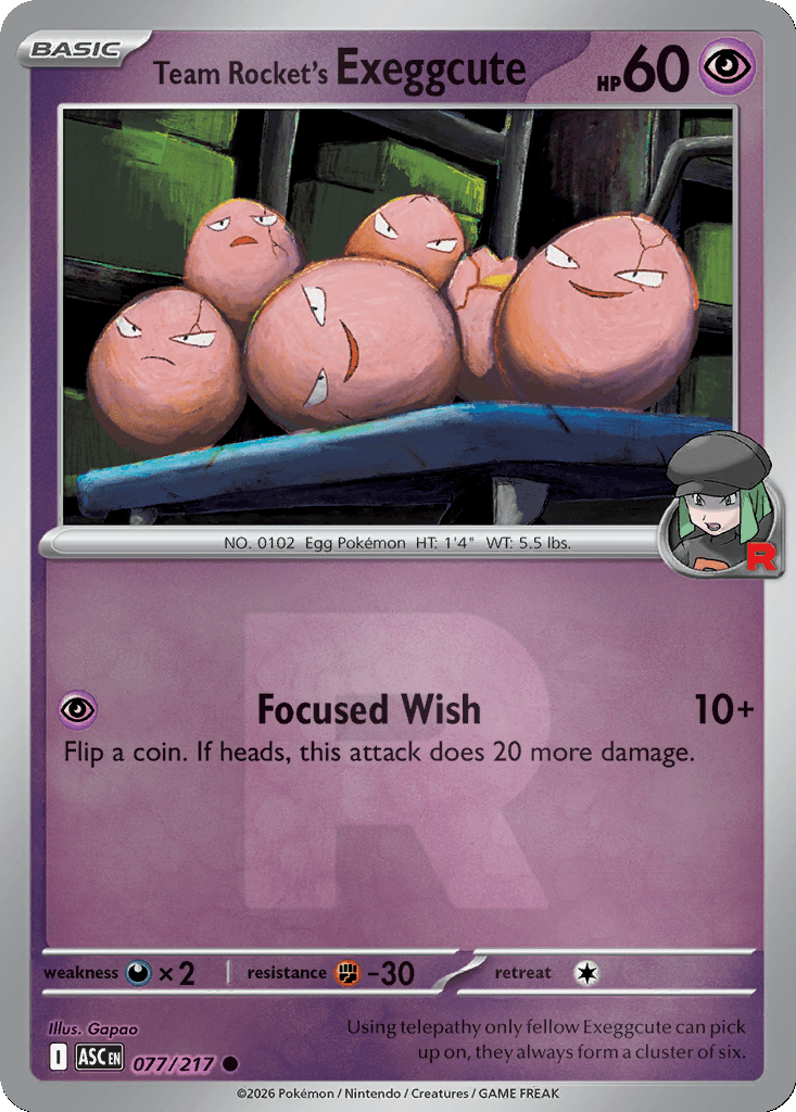 Team Rocket's Exeggcute