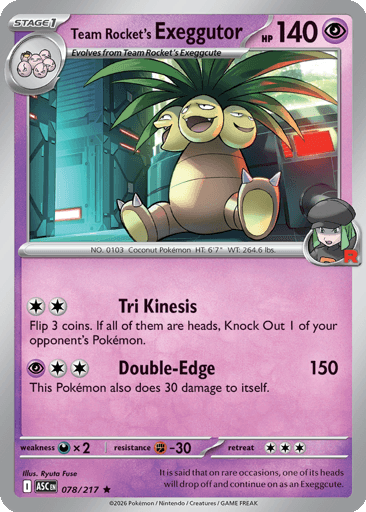 Team Rocket's Exeggutor