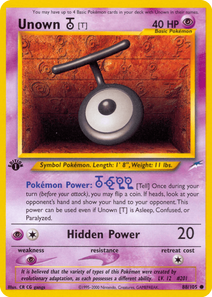 Unown [T]