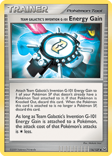 Team Galactic's Invention G-101 Energy Gain