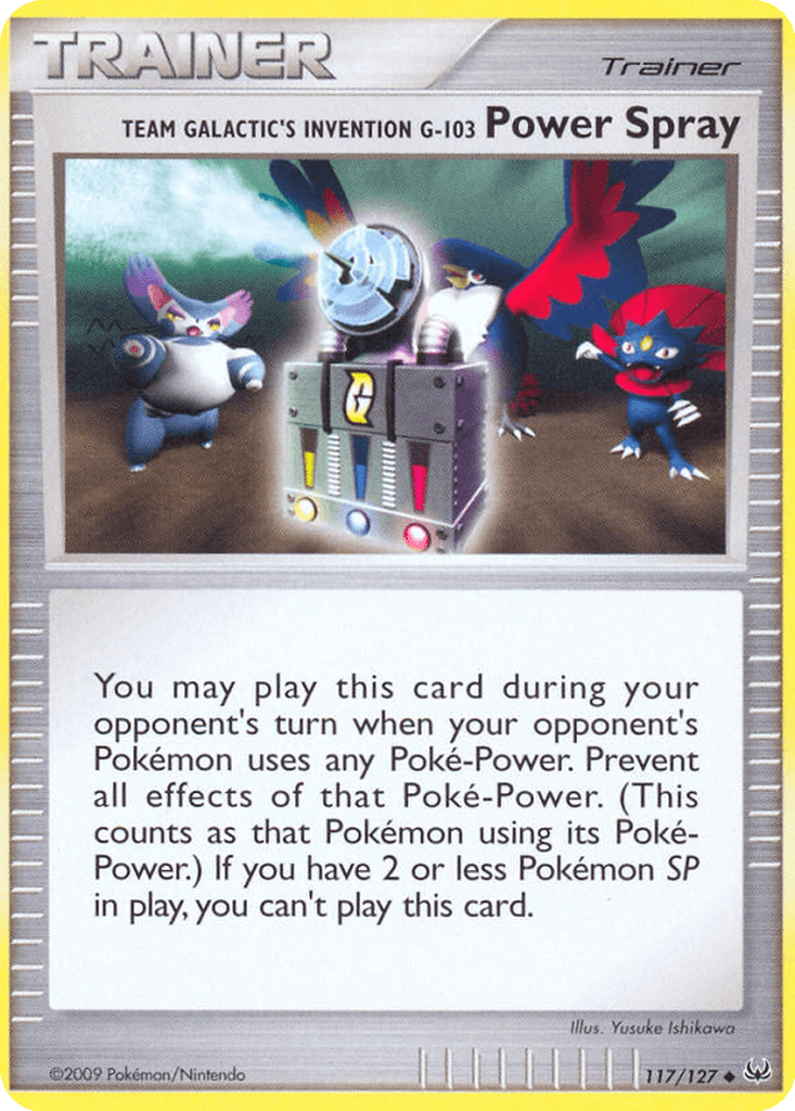 Team Galactic's Invention G-103 Power Spray