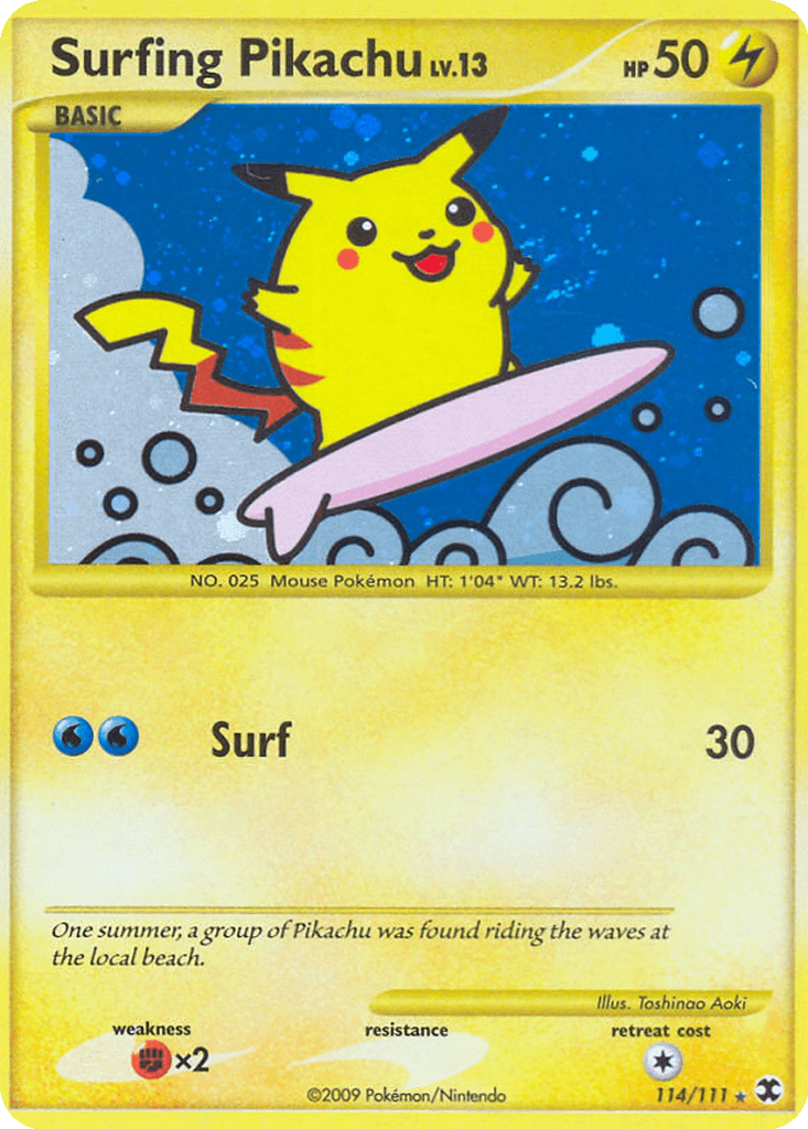 Surfing Pikachu