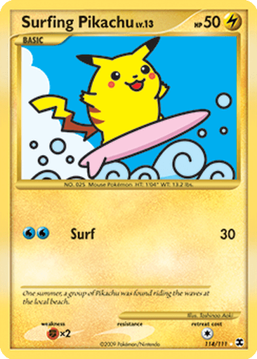 Surfing Pikachu