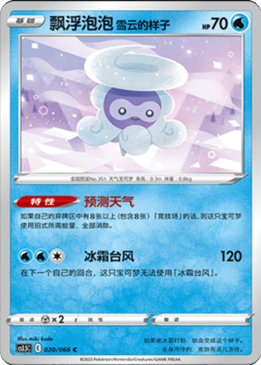 Castform Snowy Form