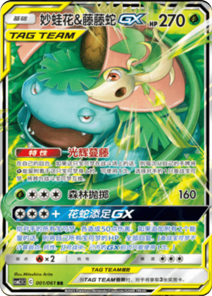 Venusaur & Snivy GX