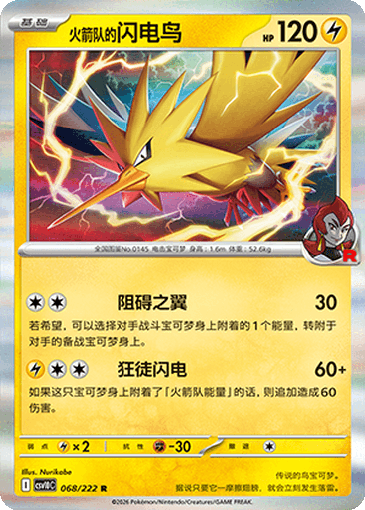 Team Rocket's Zapdos