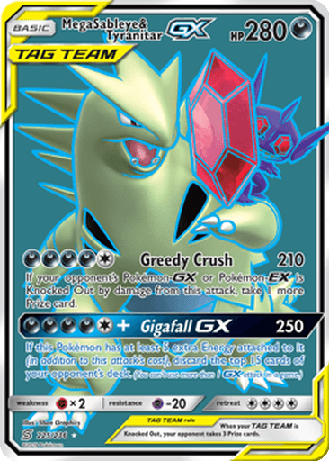Mega Sableye & Tyranitar GX