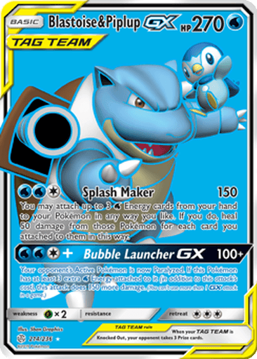 Blastoise & Piplup GX