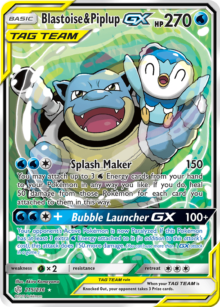 Blastoise & Piplup GX