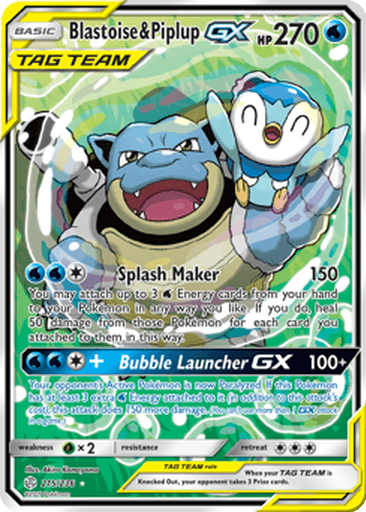 Blastoise & Piplup GX