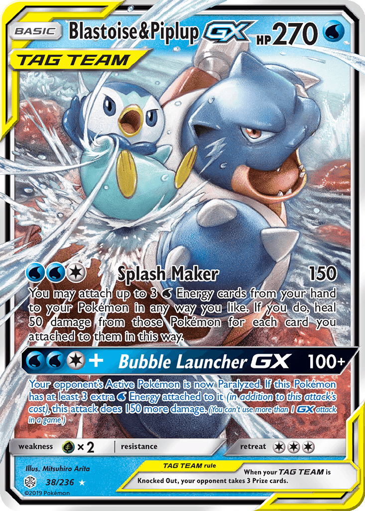 Blastoise & Piplup GX