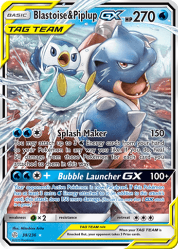 Blastoise & Piplup GX