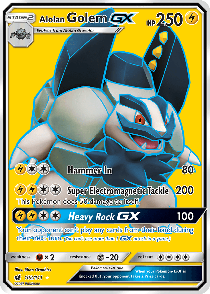 Alolan Golem GX