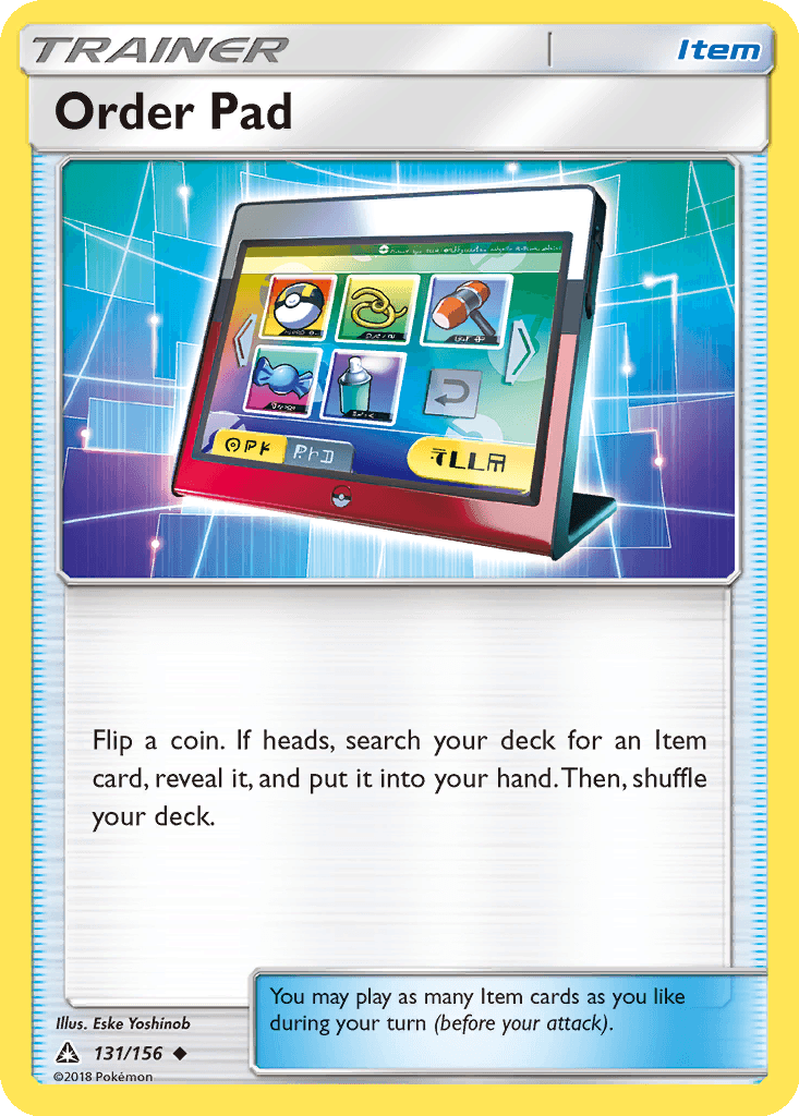 Order Pad